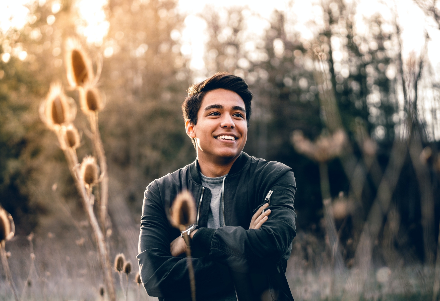 North Tampa Dentistry patient confidently showing off a bright, healthy smile in Tampa, FL