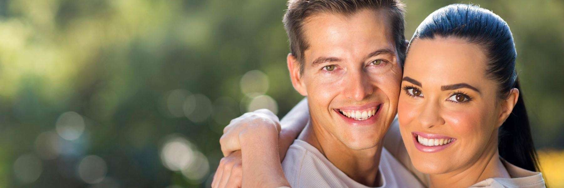 couple smiling in Tampa FL