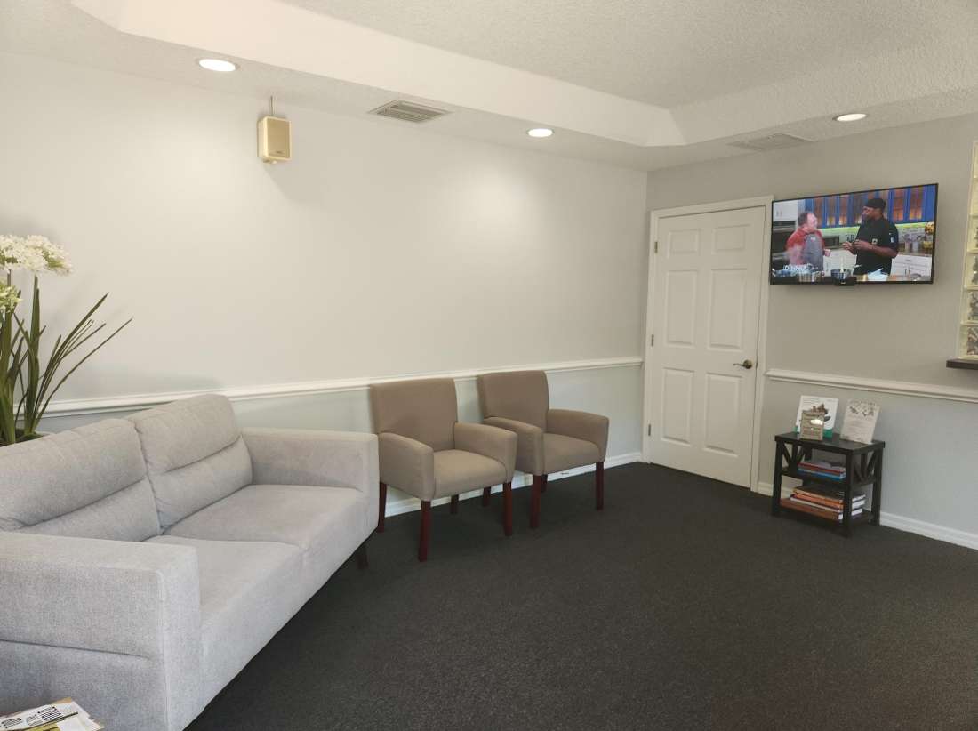 Tampa dental office lobby