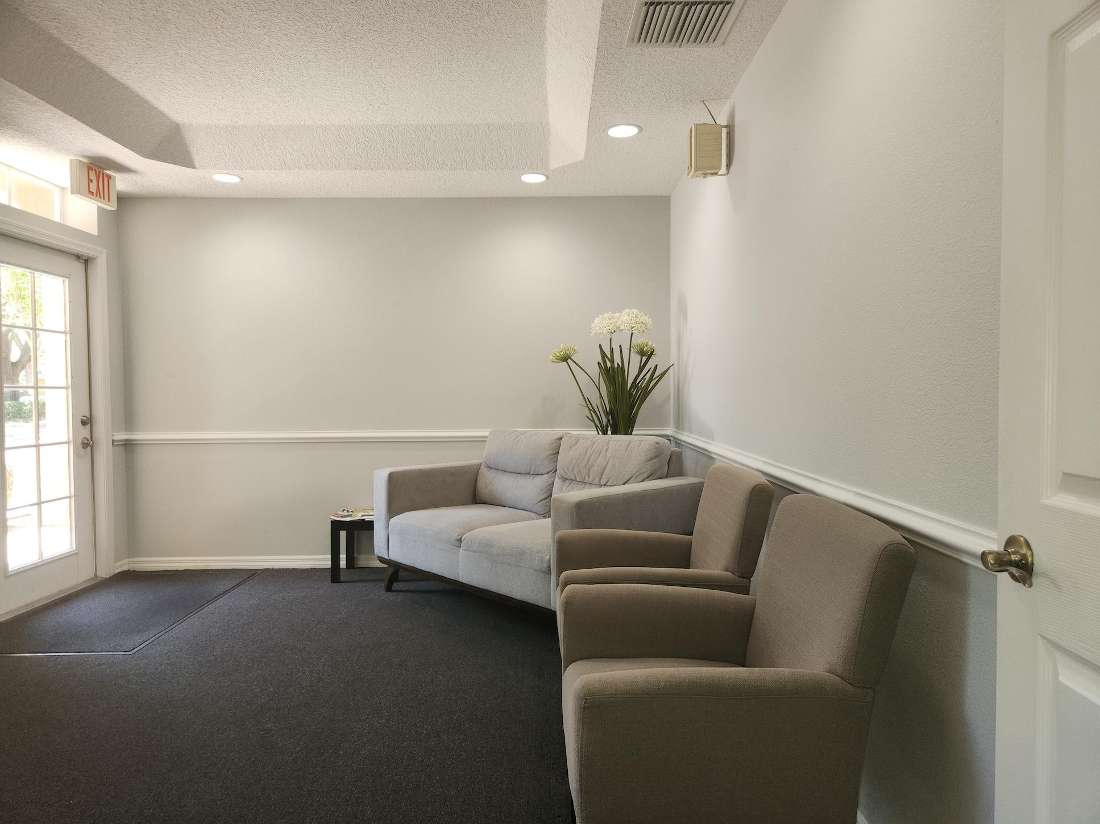 Tampa dental office lobby area